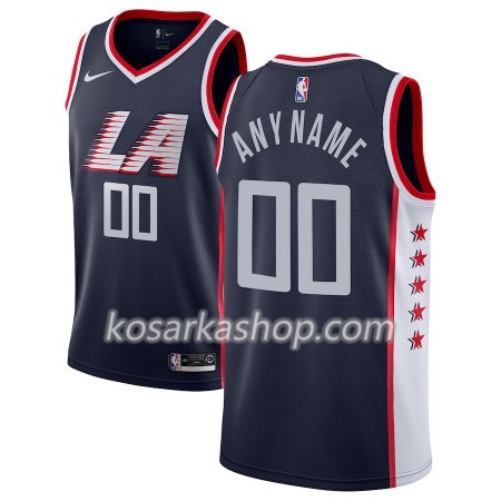 Dres Los Angeles Clippers Prilagođeni Nike 2018-19 City Edition Navy Swingman